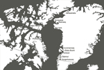 Karte von Grönland Karte von Grönland