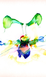 Flugobjekt, 2004, 30 x 40 cm von Kirsten Kötter