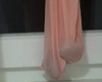 Kirsten Kötter:'Als Louise Bourgeois ihren Turnbeutel vergaß', 2011, Beutel mit Steinen
