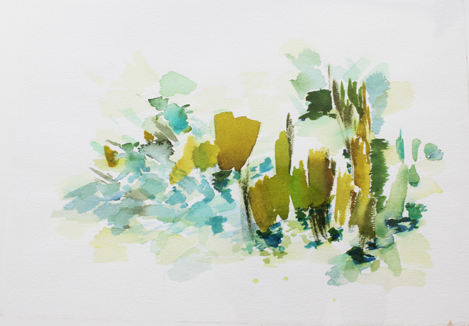2012-07-12, Wartha Mouth National Park, Poland,
watercolour, 17 × 24 cm (Kirsten Kötter)