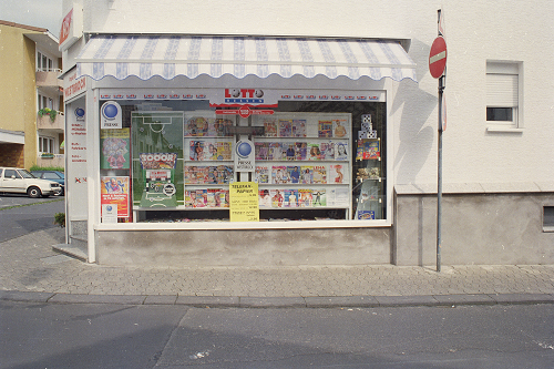 Gießen, Alte Schulstraße 11, 1998, Papeterie Westbrock, Foto: Kirsten Kötter