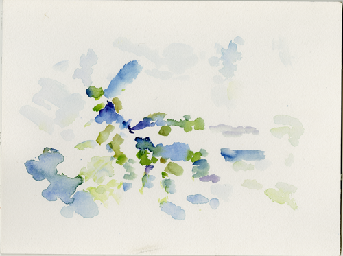 2015-07-11_52-58453_14-77436_nationalpark-warthemuendung,
  water colour, 24 × 32 cm (Kirsten Kötter)