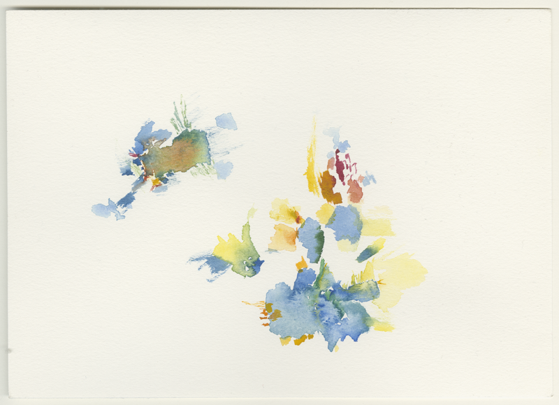 Sun, Waves, Sea 2020-08-31_warnemuende, watercolour, 17 × 24 cm (Kirsten Kötter)