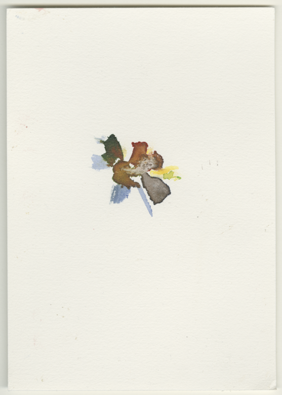 2021-10-31_fischteich, watercolour, 17 × 12 cm, watercolour (Kirsten Kötter)