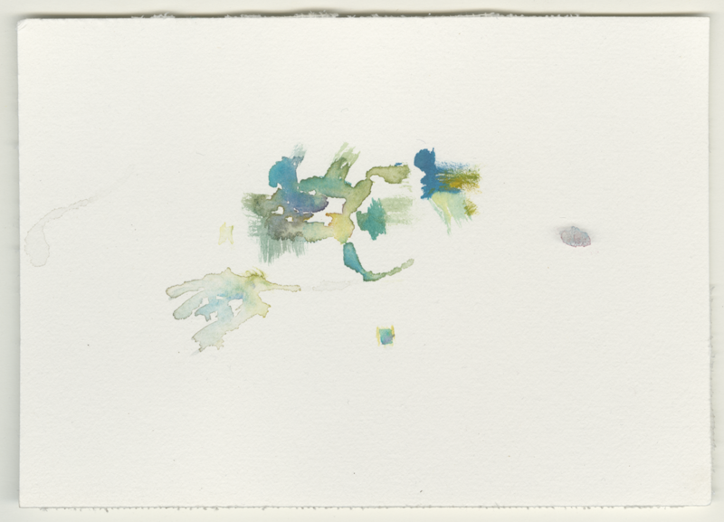 2022-03-15_fischteich, watercolour, 12 × 17 cm (Kirsten Kötter)