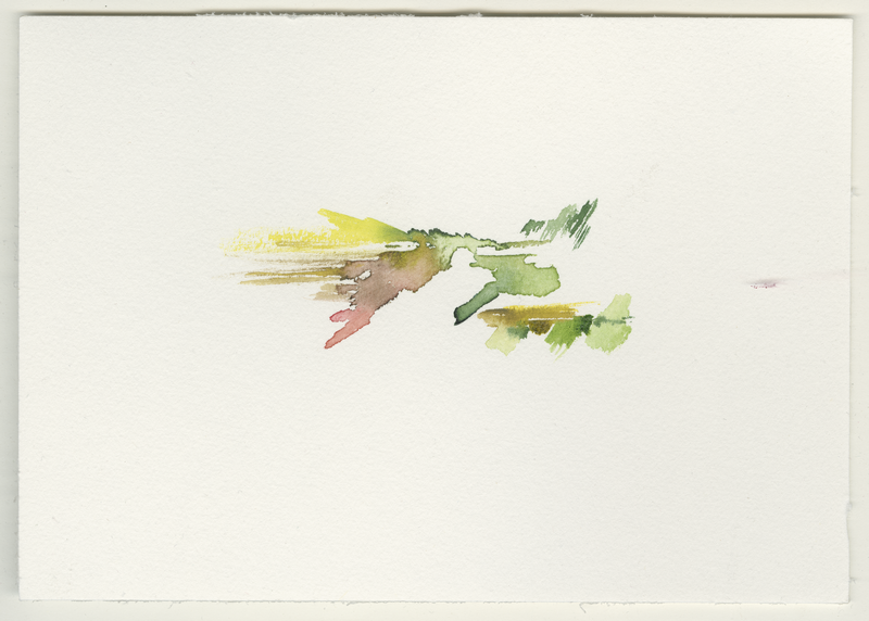 2022-09-28_wi-biebrich-schlosspark, watercolour, 12 × 17 cm (Kirsten Kötter)