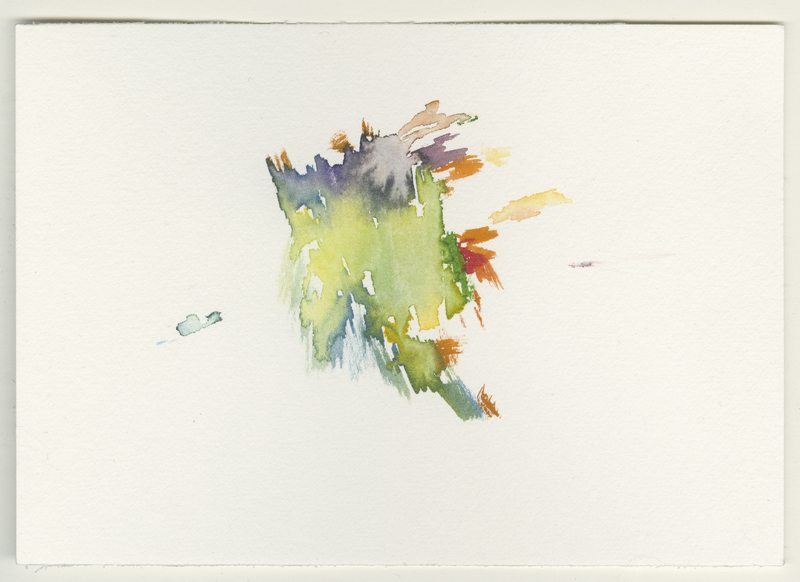 2022-10-23_fischteich, watercolour, 12 × 17 cm (Kirsten Kötter)