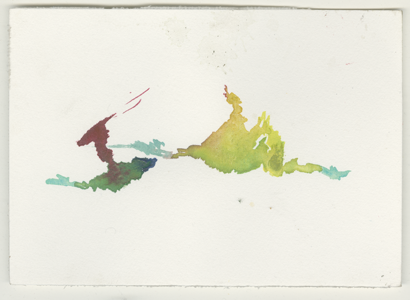 2023-04-23_b_a100_lebenslaute, watercolour, 12 × 17 cm (Kirsten Kötter)