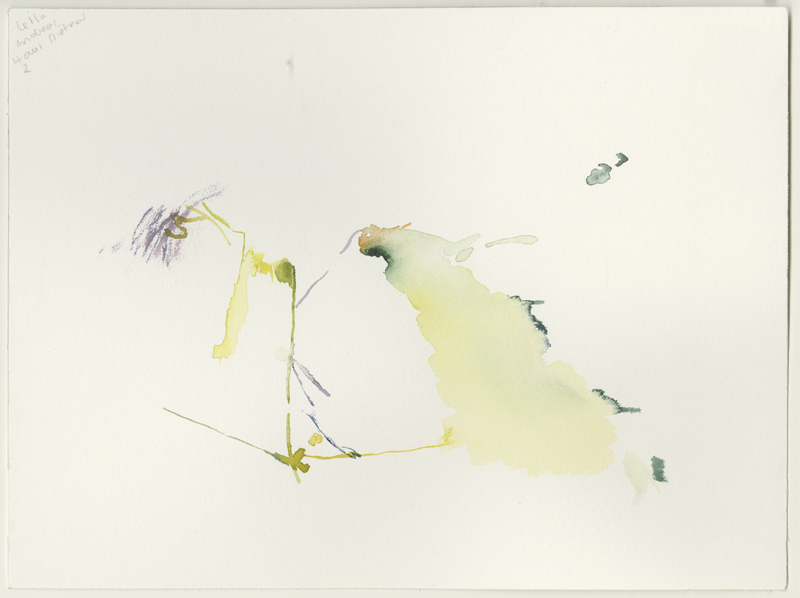 2024-01-30_improvisohrium_I-2, watercolour, 24 × 32 cm (Kirsten Kötter)