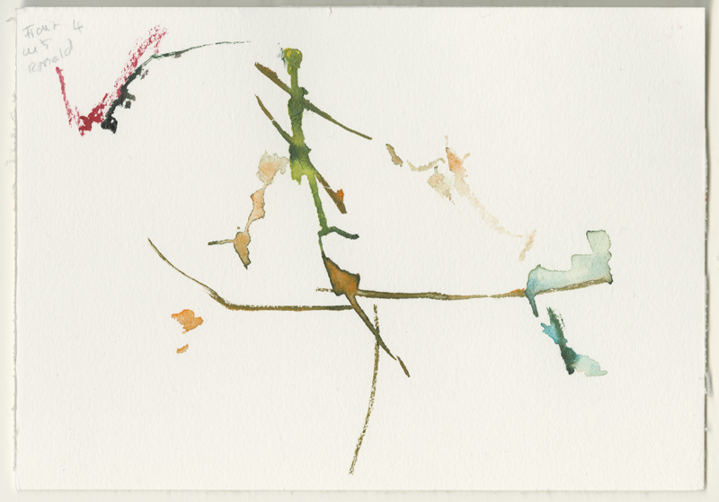 2024-01-30_improvisohrium_I-4, watercolour, 12 × 17 cm (Kirsten Kötter)